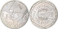 Frankreich 10 Euro Paris, STGL, Silber, KM:1659 -