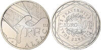 Frankreich 10 Euro Alsace, Paris, STGL, Silber, KM:1652 -