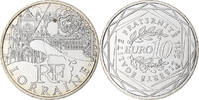 Frankreich 10 Euro Lorraine, Euros des régions, FDC, STGL, Silber -