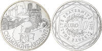 Frankreich 10 Euro Champagne-Ardenne, STGL, Silber -