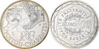 Frankreich 10 Euro Poitou-Charente, UNZ+, Silber -