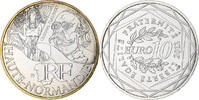 Frankreich 10 Euro Haute-Normandie, STGL, Silber -