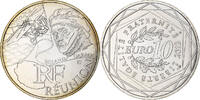 Frankreich 10 Euro Réunion, STGL, Silber -