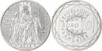 Frankreich 10 Euro Paris, Proof, STGL, Silber, KM:2073 -