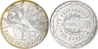 Frankreich 10 Euro Basse-Normandie, STGL, Silber -