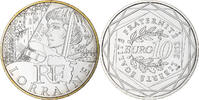 Frankreich 10 Euro Lorraine, STGL, Silber -