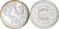 Frankreich 10 Euro Paris, Martinique, STGL, Silber, KM:1879 -