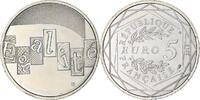 Frankreich 5 Euro Egalité, UNZ+, Silber, Gadoury:EU646 -