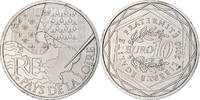 Frankreich 10 Euro Pays de la Loire, Paris, UNZ+, Silber, KM:1665 -