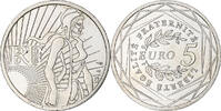 Frankreich 5 Euro UNZ+, Silber, KM:1534 -