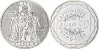 Frankreich 10 Euro Paris, Proof, STGL, Silber, KM:2073 -