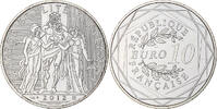 Frankreich 10 Euro Paris, Proof, STGL, Silber, KM:2073 -
