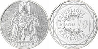 Frankreich 10 Euro Paris, Proof, STGL, Silber, KM:2073 -