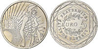 Frankreich 5 Euro Semeuse, UNZ, Silber, KM:1534 -