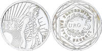 Frankreich 5 Euro Semeuse, SS+, Silber, KM:1534 -