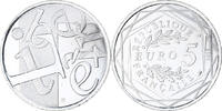 Frankreich 5 Euro Liberté, Paris, UNZ, Silber -