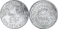 Frankreich 10 Euro Pays de la Loire, Paris, UNZ, Silber, KM:1881 -