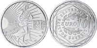 Frankreich 10 Euro Semeuse, STGL, Silber, KM:1580 -