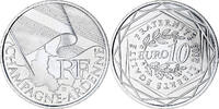 Frankreich 10 Euro Champagne-Ardenne, Paris, STGL, Silber, KM:1651 -