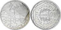Frankreich 10 Euro Ile de France, Paris, UNZ+, Silber, KM:1657 -