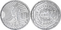 Frankreich 10 Euro Monnaie de Paris, Semeuse, UNZ+, Silber -