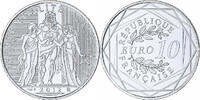 Frankreich 10 Euro Paris, STGL, Silber, KM:2073 -