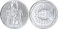 Frankreich 10 Euro Monnaie de Paris, Hercule, STGL, Silber -