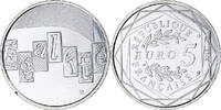 Frankreich 5 Euro Egalité, STGL, Silber, Gadoury:EU646 -