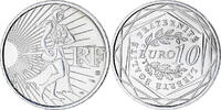 Frankreich 10 Euro Monnaie de Paris, Semeuse, STGL, Silber -