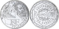 Frankreich 10 Euro Picardie, Paris, STGL, Silber, KM:1882 -