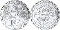 Frankreich 10 Euro Picardie, Paris, STGL, Silber, KM:1882 -