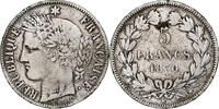 Frankreich 5 Francs Münze, Cérès, Bordeaux, S, Silber, KM:818.2 -