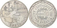 Frankreich 10 Euro Bretagne, STGL, Silber -