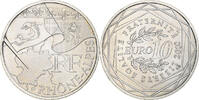 Frankreich 10 Euro Rhone-Alpes, Paris, STGL, Silber, KM:1670 -
