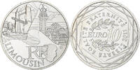Frankreich 10 Euro Limousin, Paris, STGL, Silber, KM:1742 -