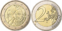 Frankreich 2 Euro Auguste Rodin, Paris, UNZ+, Bi-Metallic, KM:New -