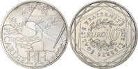 Frankreich 10 Euro Picardie, UNZ, Silber -