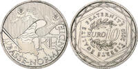 Frankreich 10 Euro Basse-Normandie, Paris, UNZ, Silber, Gadoury:EU399 -