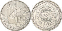 Frankreich 10 Euro Basse-Normandie, Paris, UNZ, Silber, Gadoury:EU399 -