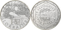 Frankreich 10 Euro Lorraine, Paris, STGL, Silber, KM:1743 -