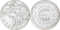 Frankreich 10 Euro Corse, Paris, STGL, Silber, KM:1740 -