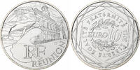 Frankreich 10 Euro Paris, Réunion, STGL, Silber, KM:1750 -