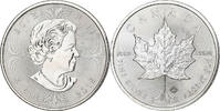 Kanada 5 dollars, 1 oz Elizabeth II, Maple Leaf, Ottawa, Proof, Silber -