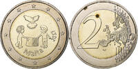Malta 2 Euro Paris, Bi-Metallic, UNZ -