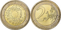 Slowenien 2 Euro Bi-Metallic, UNZ+ -