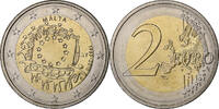 Malta 2 Euro Bi-Metallic, UNZ -