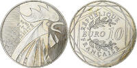 Frankreich 10 Euro Silber, UNZ -