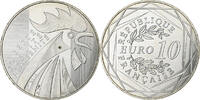 Frankreich 10 Euro Silber, UNZ -