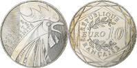 Frankreich 10 Euro Silber, UNZ -