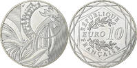 Frankreich 10 Euro Coq, Monnaie de Paris, Silber, UNZ+ -